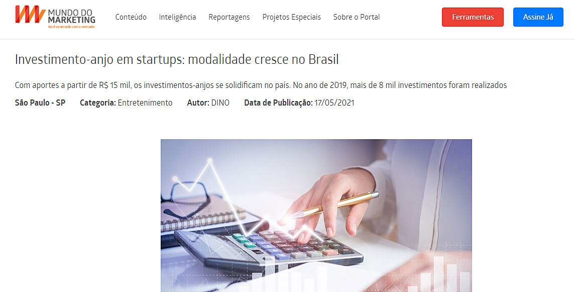 Investimento-anjo em startups: modalidade cresce no Brasil